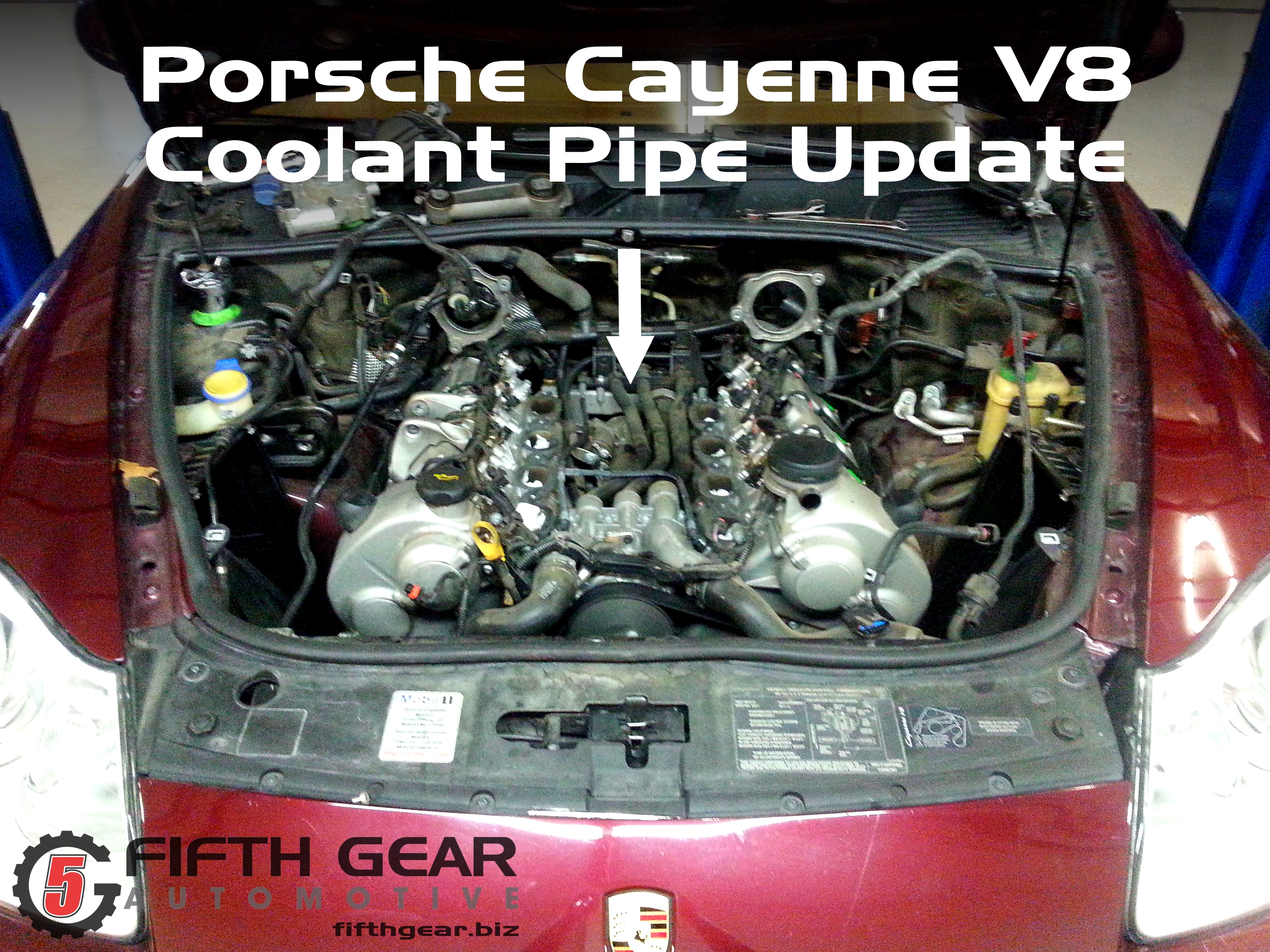 Porsche Cayenne V8 Coolant Pipe Update